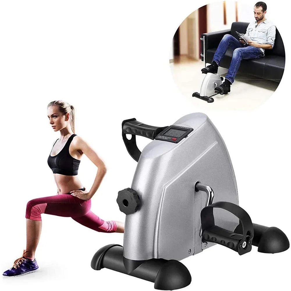 Under Desk Bike Pedal Exerciser - Mini Exercise Bike with LCD Display – image 5