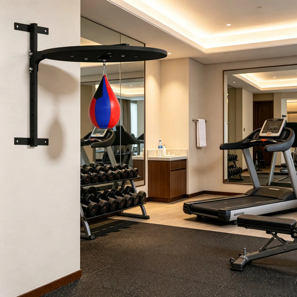 Wall Mounted Speed Bag Platform, Height Adjustable with Swivel Bag – image 10