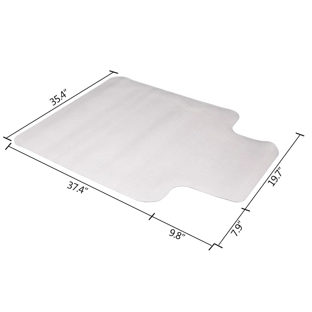Clear PVC Office Chair Mat for Carpet, 47 x 35 Inch, Set of 2 – image 17