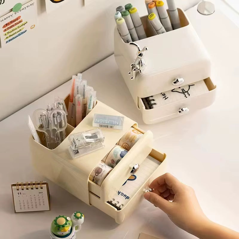 Bunny Desk Drawer Organizer with Pen Holder – image 6