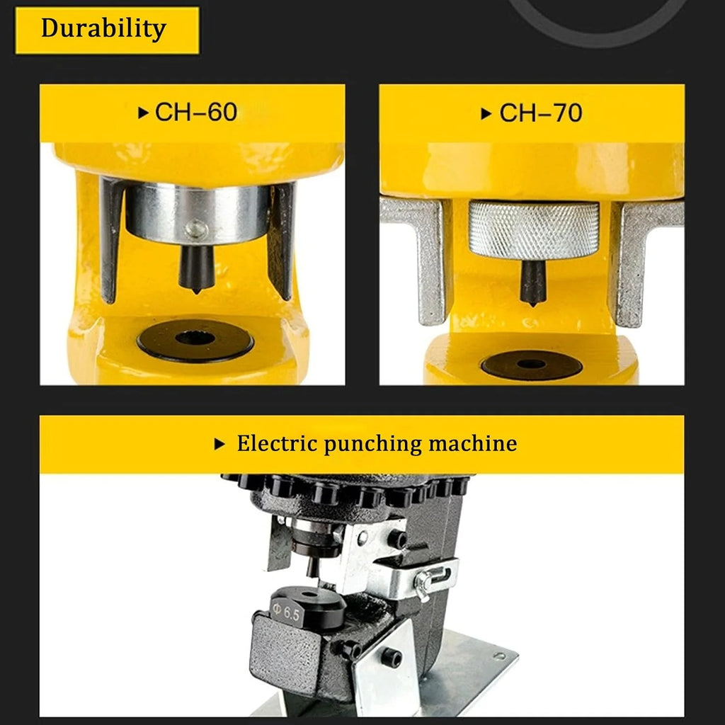 Square Hole Punch Die 16 x 16 mm for CH-70 Hydraulic Hole Puncher – image 6