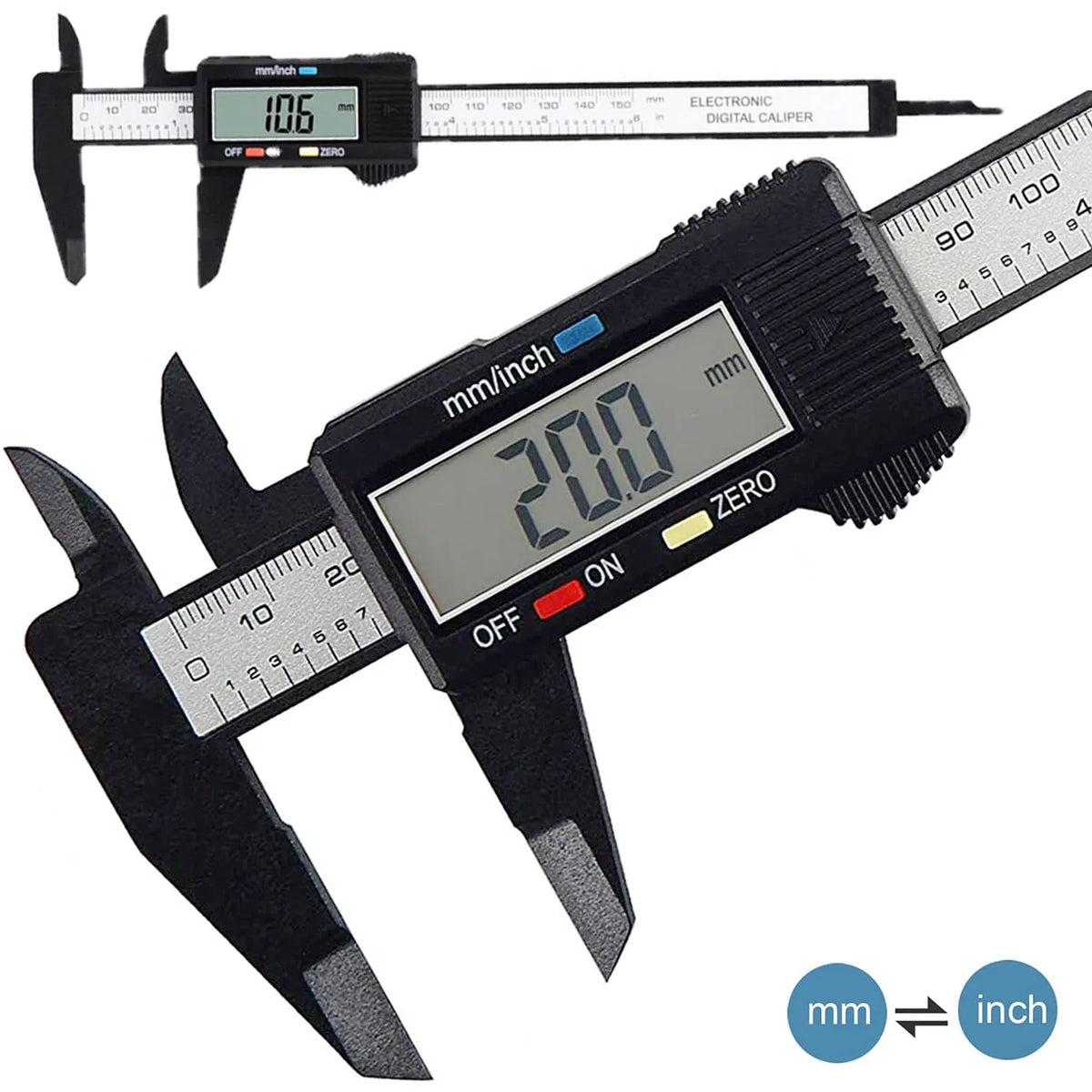 Digital Caliper 100/150mm – Electronic LCD Measuring Tool – image 2