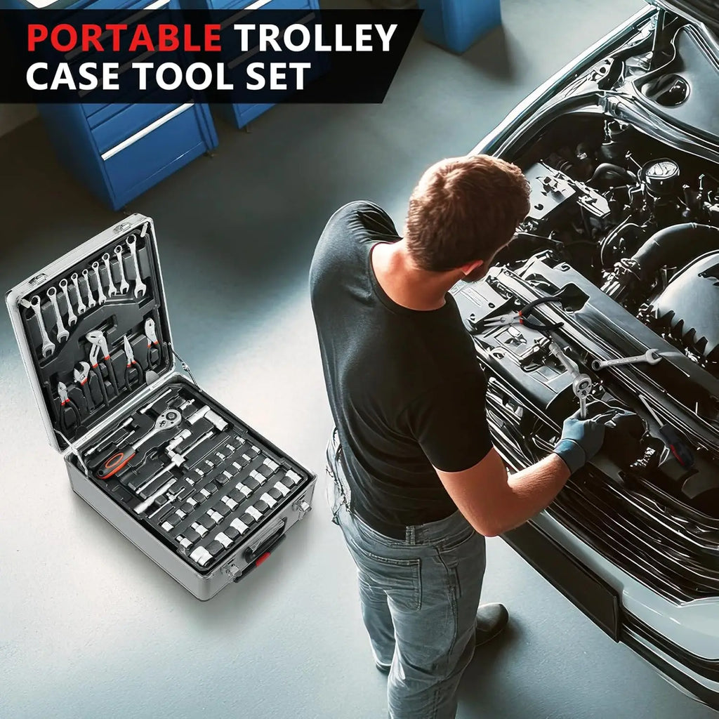 Mechanics Tool Set 799 Pc with Rolling Trolley Case – image 5