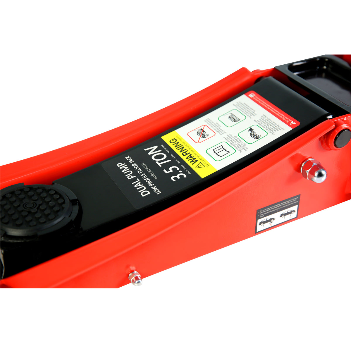 Floor Jack 3.5 Ton Low Profile Dual Piston, 4-21 in Lift Range – image 8