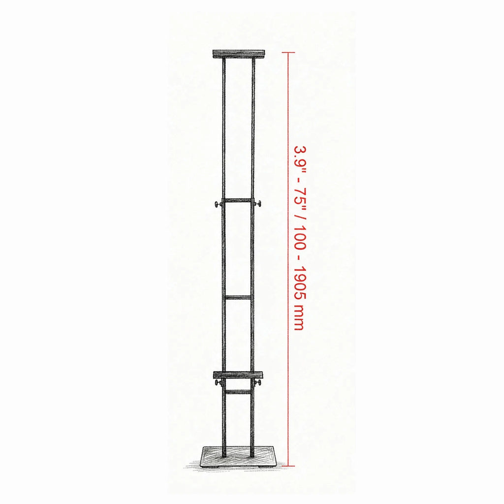Double-Sided Adjustable Poster Stand, Floor Sign Holder up to 75 Inch – image 4