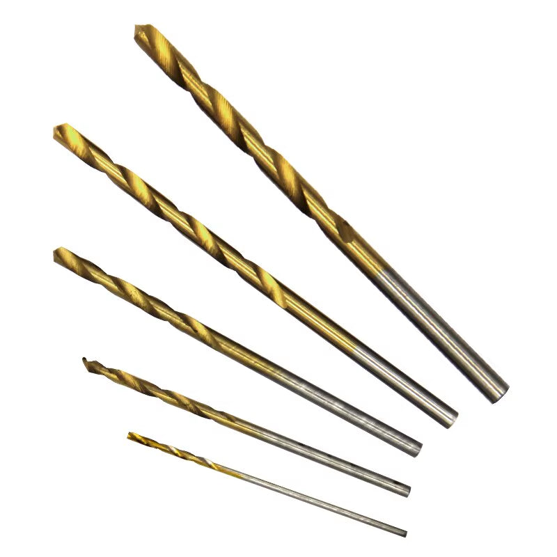 Mini Twist Drill Bit Set 50-Piece 1-3mm Titanium Coated HSS – image 4