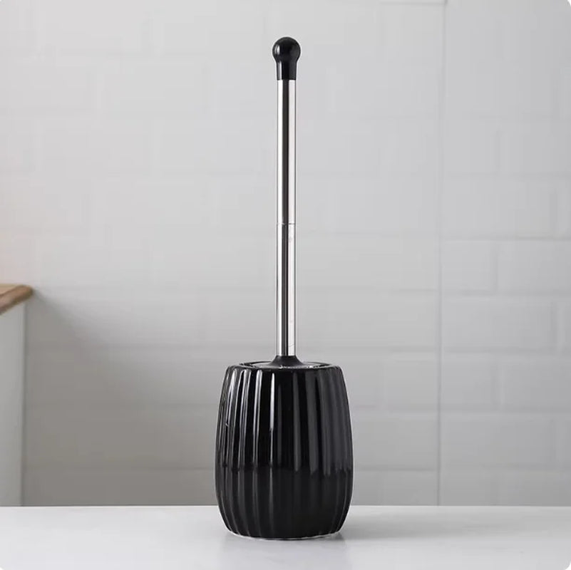 Toilet Brush with Marble-Look Ceramic Holder – image 13