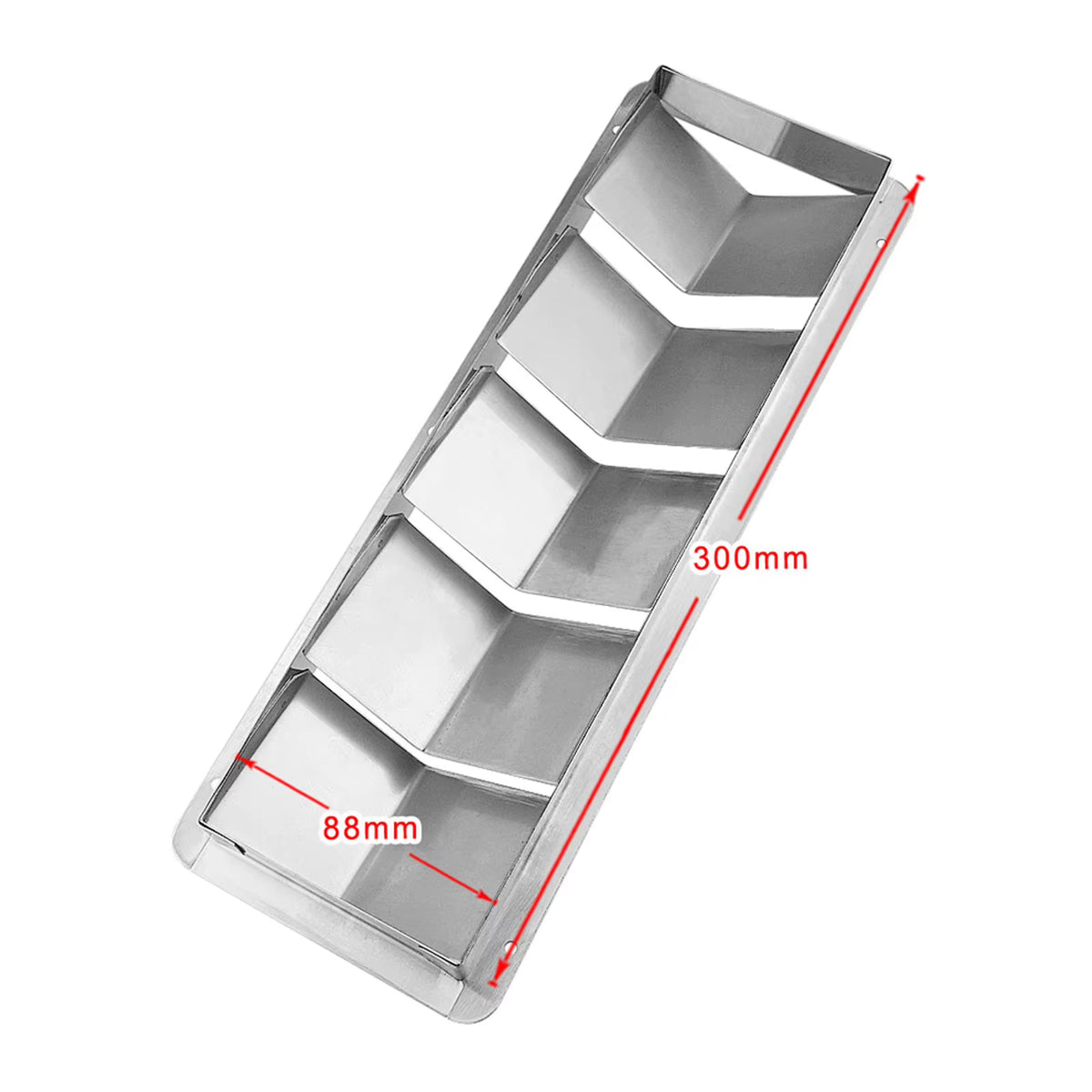Stainless Steel Boat Louver Vent, 5-Slot Marine Grille – image 5