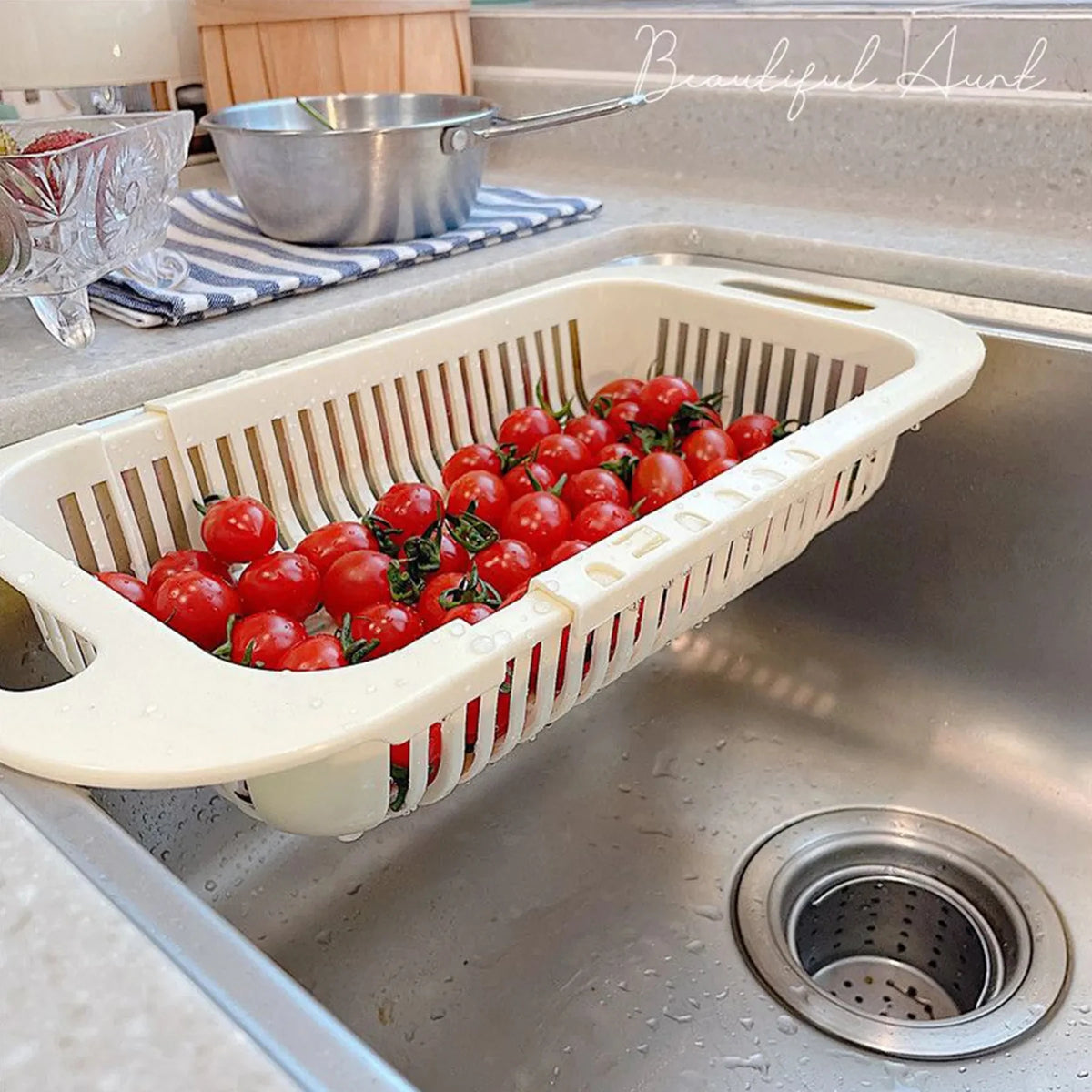 Expandable Over-Sink Drain Basket – image 3