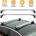 Roof Rack Cross Bars 47 in, Universal Aluminum for Bare Roofs