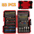 Impact Driver Bit Set 83 Pcs – S2 Steel with Magnetic Nut Driver