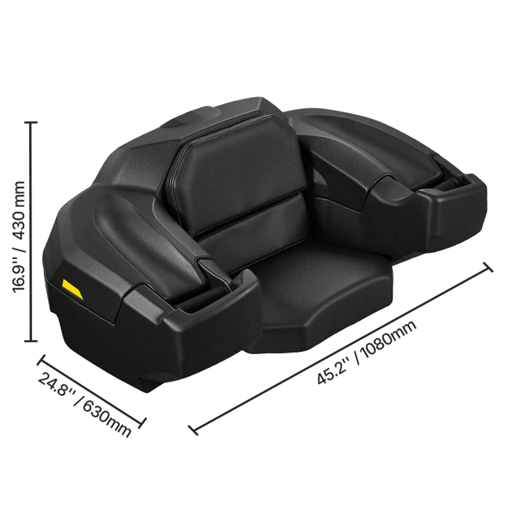 ATV Rear Cargo Box with Padded Seat and Backrest, Lockable – image 8