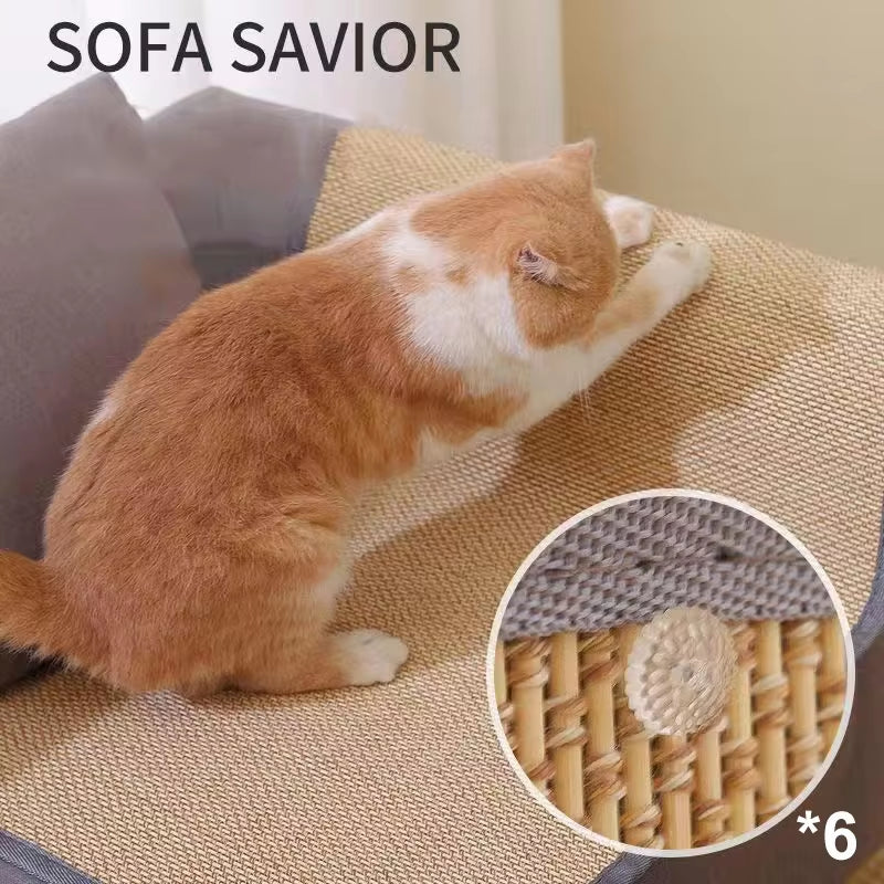Cat Scratch Sofa Protector Pad, Furniture Guard Scratching Mat – image 3