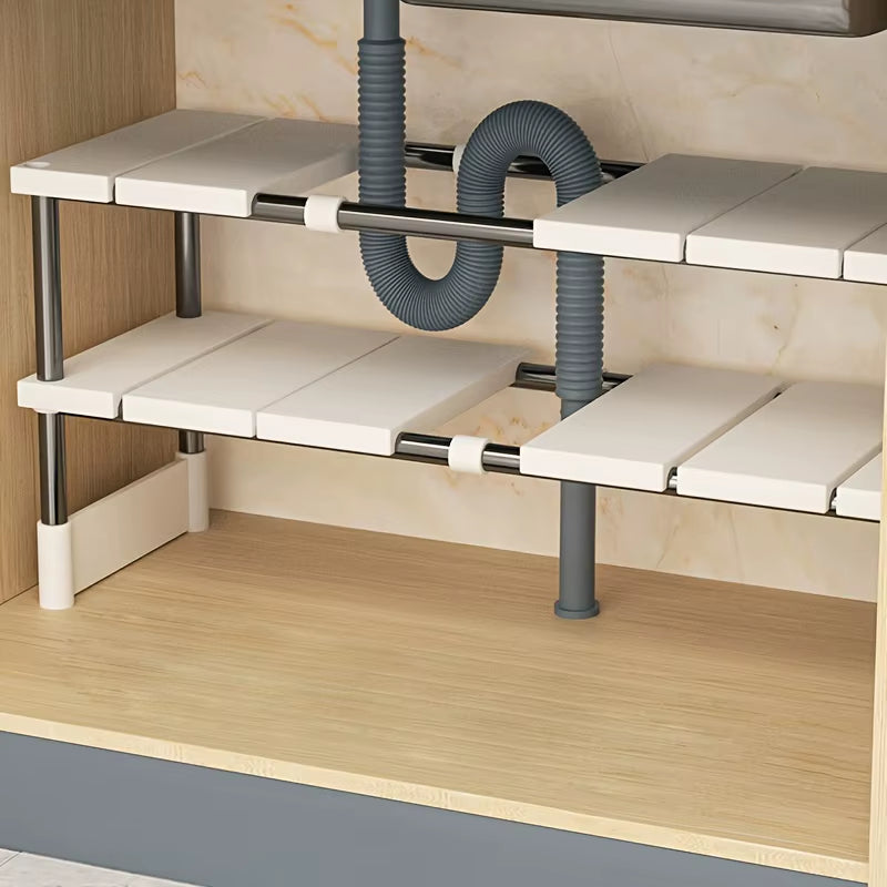 Expandable Under Sink Organizer Rack – image 2