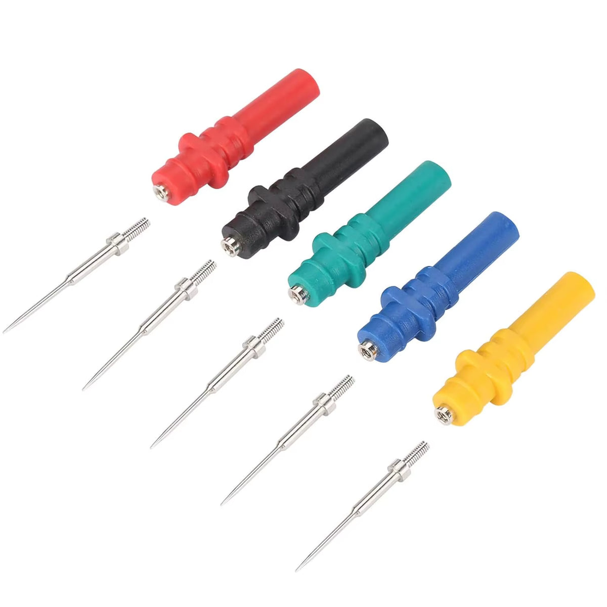 Mechanic Back Probe Pin Kit 15 Pc - Automotive Diagnostic Test Probes & Spare Pins