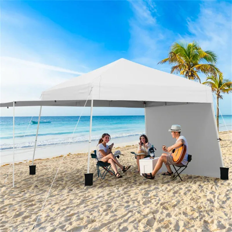 14 x 9.2 ft Pop-Up Canopy Tent with Sidewalls and Awning – image 9
