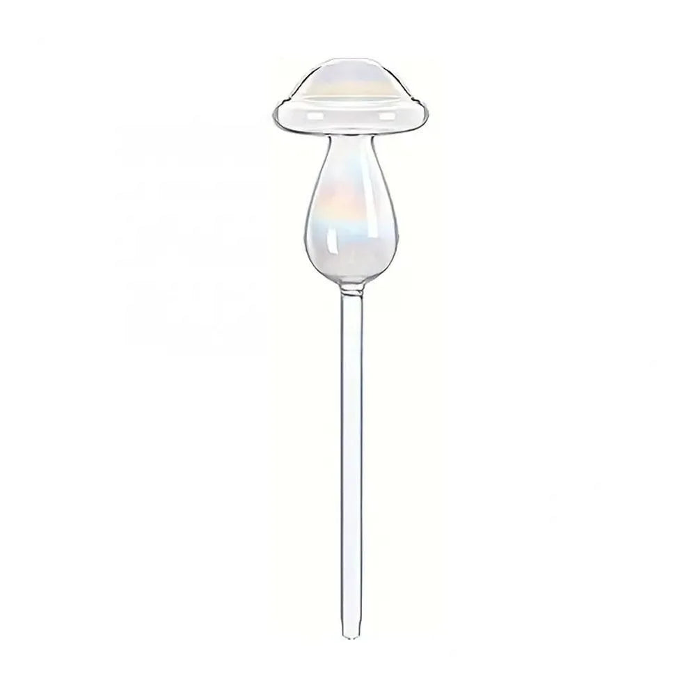 Plant Watering Globe, Glass Mushroom Self-Watering Bulb