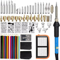Wood Burning Pen Kit 71 Piece with Adjustable Temperature, US Plug