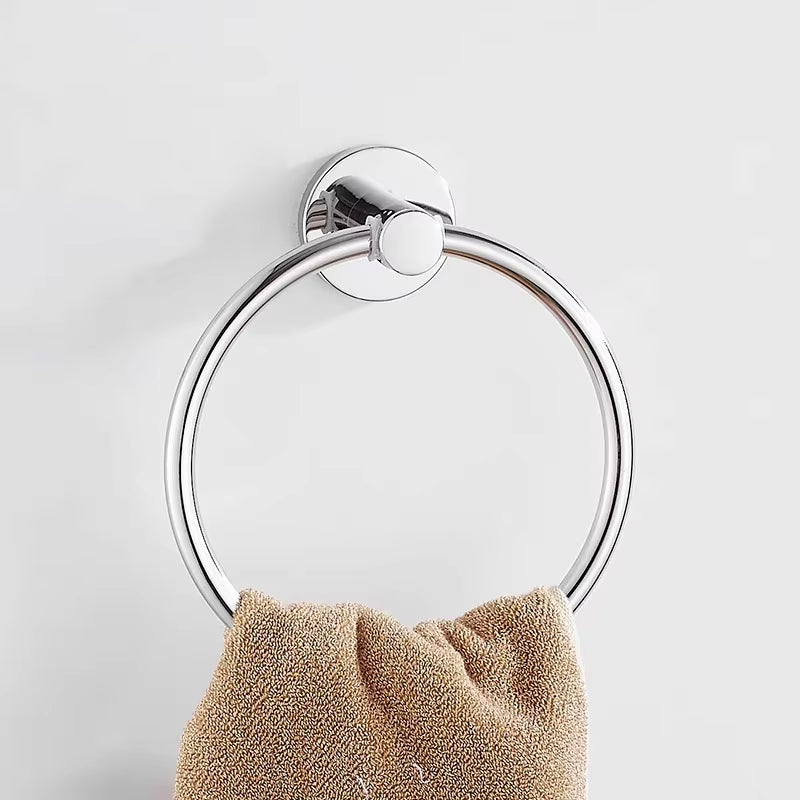 Towel Ring – Stainless Steel Wall Mounted Hand Towel Holder – image 9