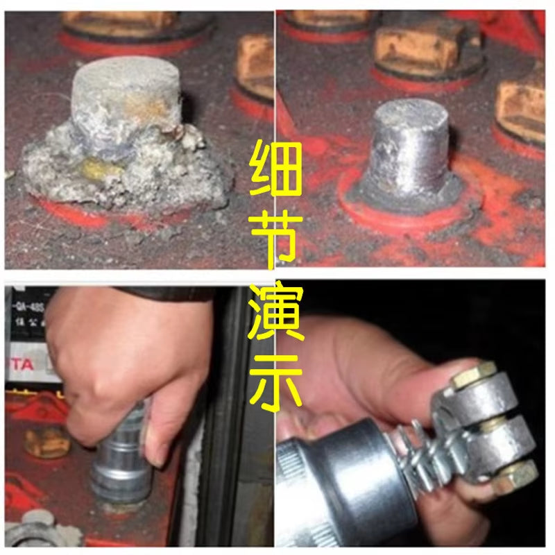 Battery Terminal Cleaner Brush Post & Clamp Corrosion Wire Brush – image 6