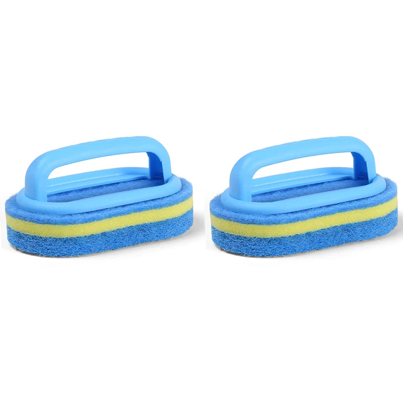 Handled Sponge Scrub Brush for Tub & Tile – image 9