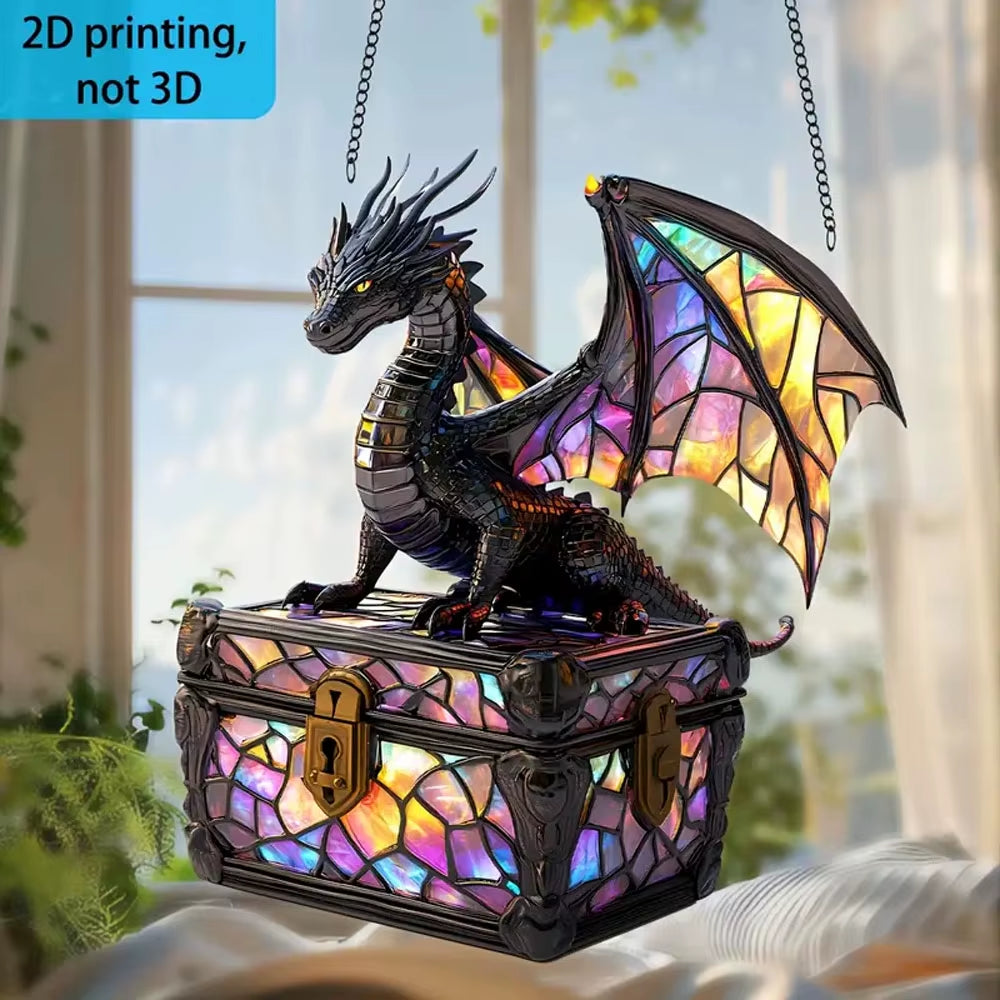 Dragon Suncatcher Decorative Window Sign – image 5