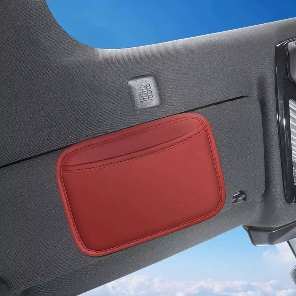 Stick-On Mesh Car Storage Pockets for Doors & Seats – image 3