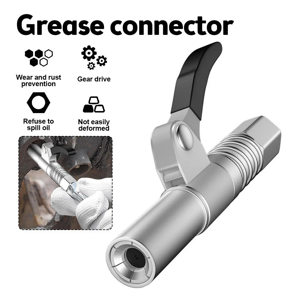 Grease Gun Coupler – 2 Pack High Pressure Quick Release Tips – image 4