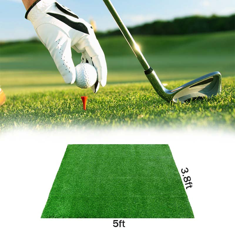 Golf Hitting Mat 3.8 x 5 ft, Artificial Turf Swing Practice Mat – image 6