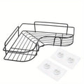 Corner Shower Caddy – Stainless Steel No-Drill Bathroom Shelf