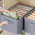 Foldable Fabric Closet Storage Box with Compartments