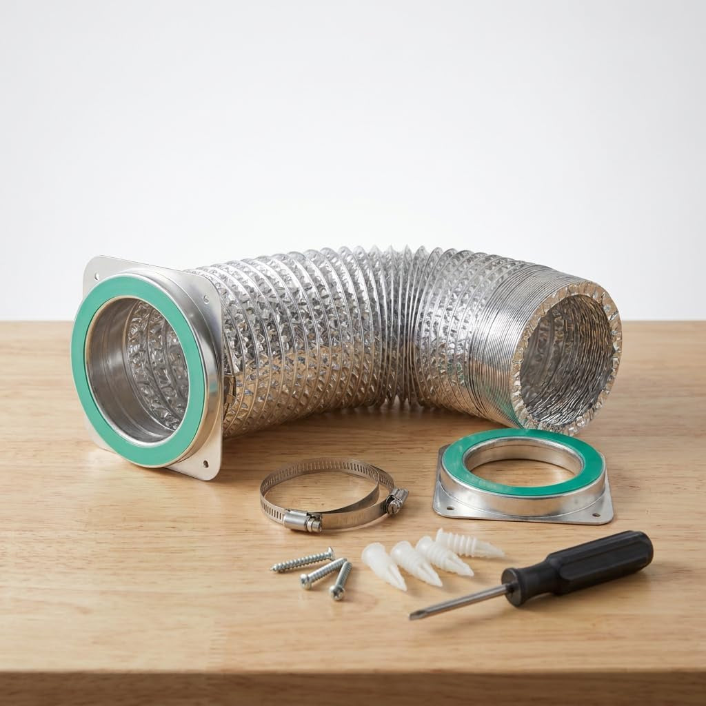 Magnetic Dryer Vent Connector Kit - Quick Connect Hose Coupling – image 2