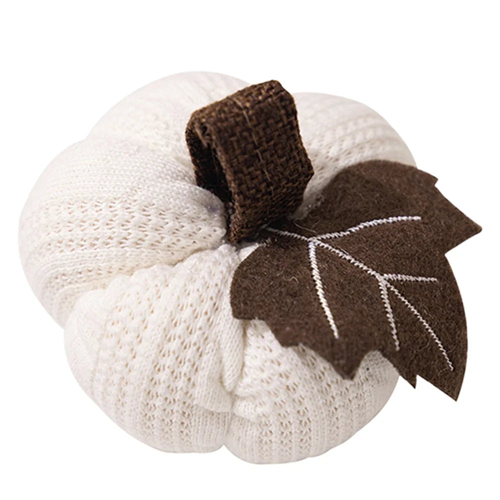 Knitted Pumpkin Decoration – 9 cm Soft Fall Pumpkin Ornament – image 7