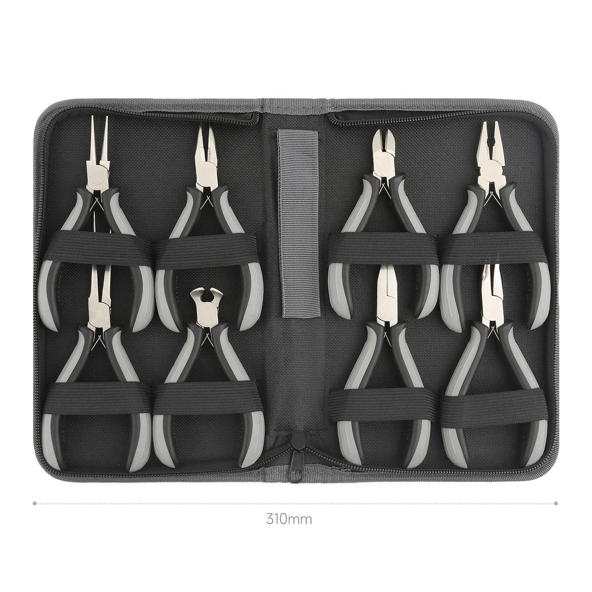 Mini Pliers Set 8 Piece with Tool Bag for Jewelry and Repair – image 1