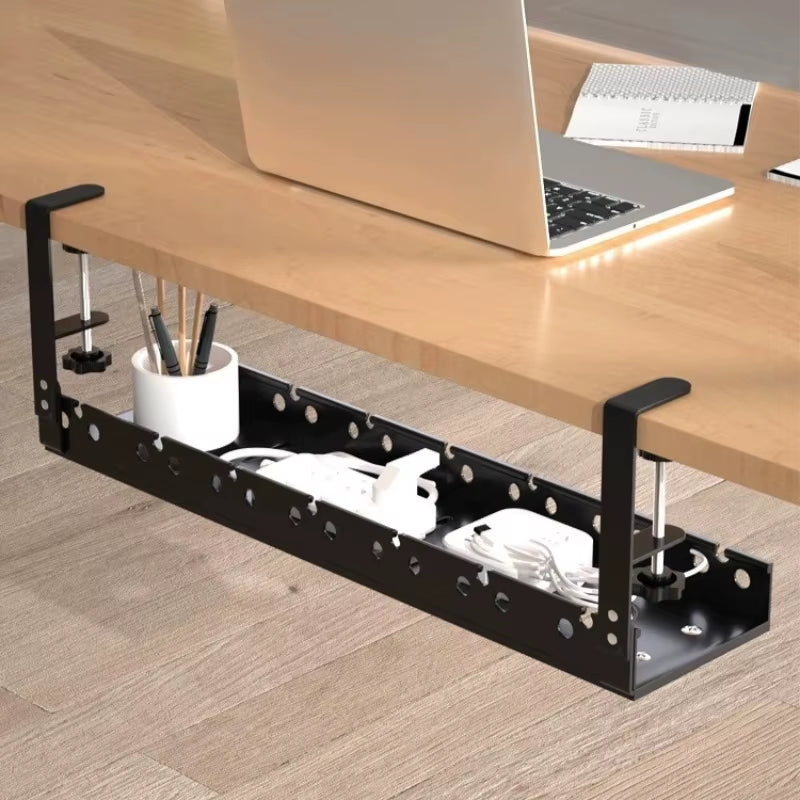 Clamp-On Under Desk Cable Tray, Standard or Extendable – image 2