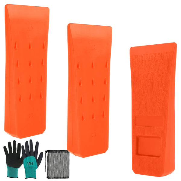 Felling Wedges 3-Pack for Chainsaw Tree Cutting, Landscaping & Logging – image 1