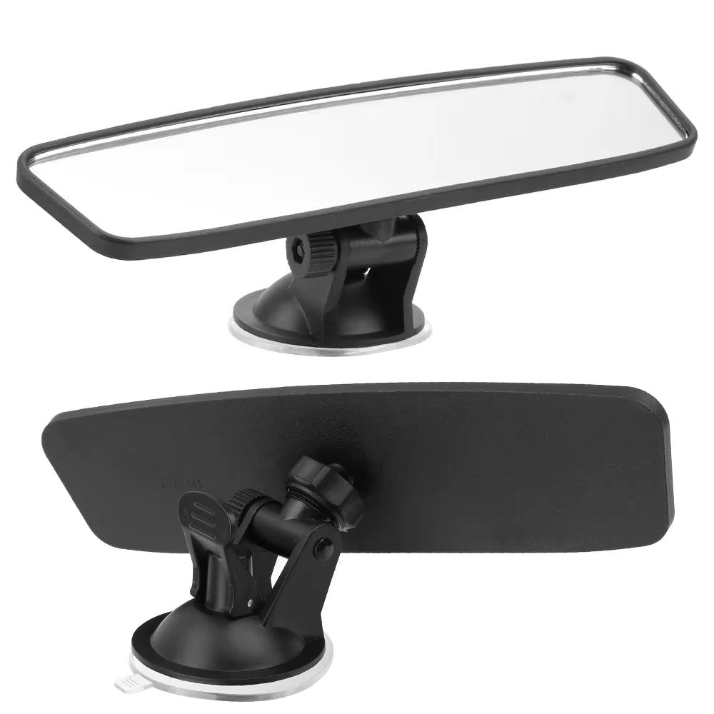 Wide-Angle Rearview Mirror – Clip-On Panoramic Interior Mirror
