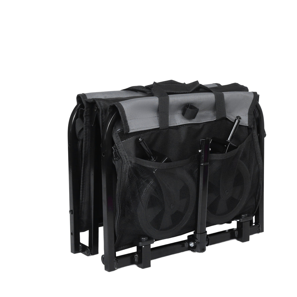Collapsible Wagon with Wheels, 3-in-1 Folding Utility Cart, 220 lb – image 13
