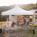 10 x 10 ft Pop-Up Canopy Tent with Slant Legs and Carry Bag – image 1