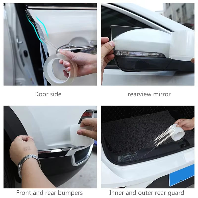 Door Sill Protector Film – Clear Anti-Scratch Edge Tape – image 5