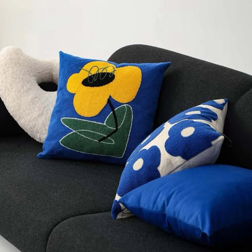 Whimsical Sunflower Throw Pillow Cover – image 8