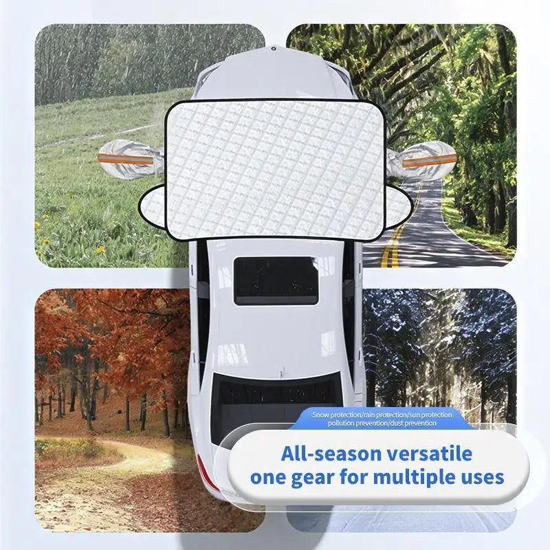 Magnetic Windshield Snow & Sun Shade – Waterproof Car Cover – image 4