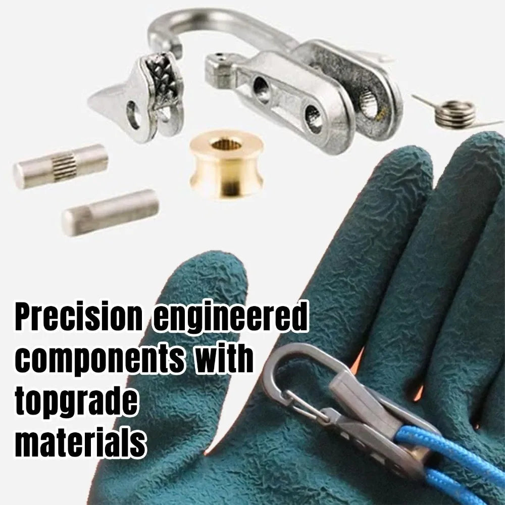 Rope Tensioner Set, Knot-Free Stainless Steel Tie-Down Adjusters – image 5