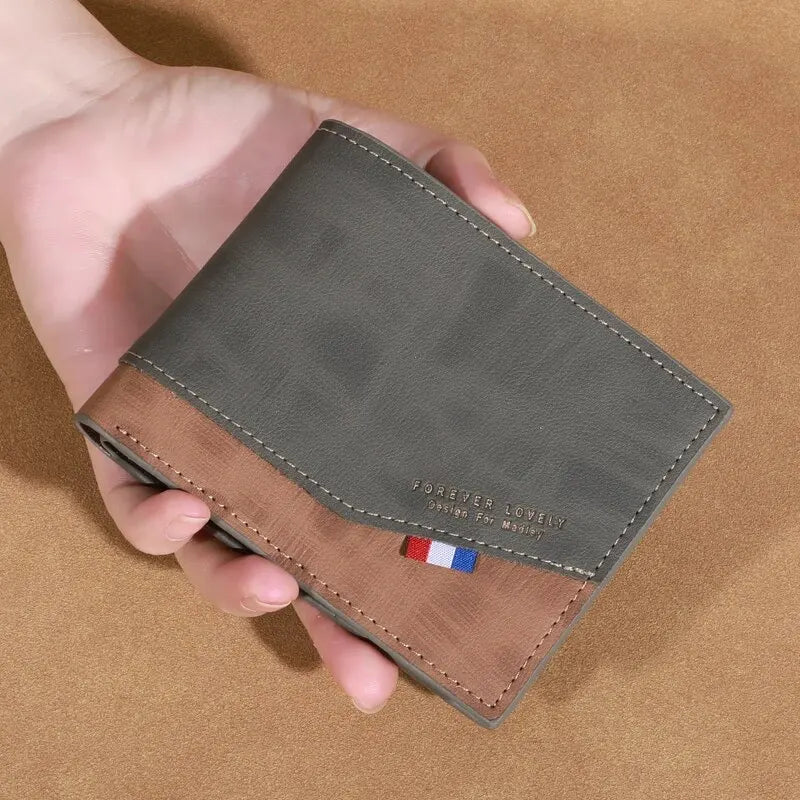 Men's Zip Wallet with Photo Window - Multi-Slot Card Holder – image 8