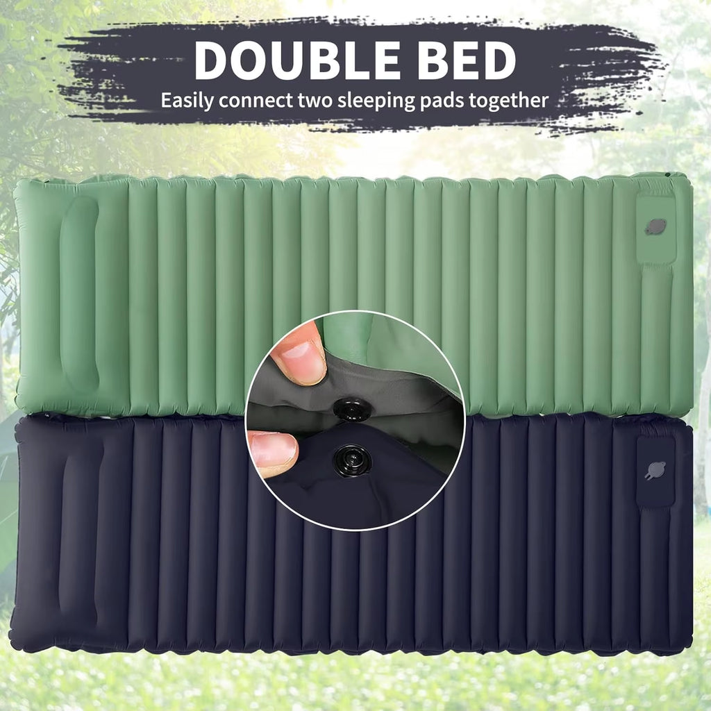 4 Inch Thick Camping Sleeping Pad With Built-In Pump – image 5