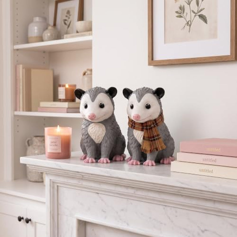 Opossum Porch Statue, Cute 3D Printed Possum Figurine – image 9
