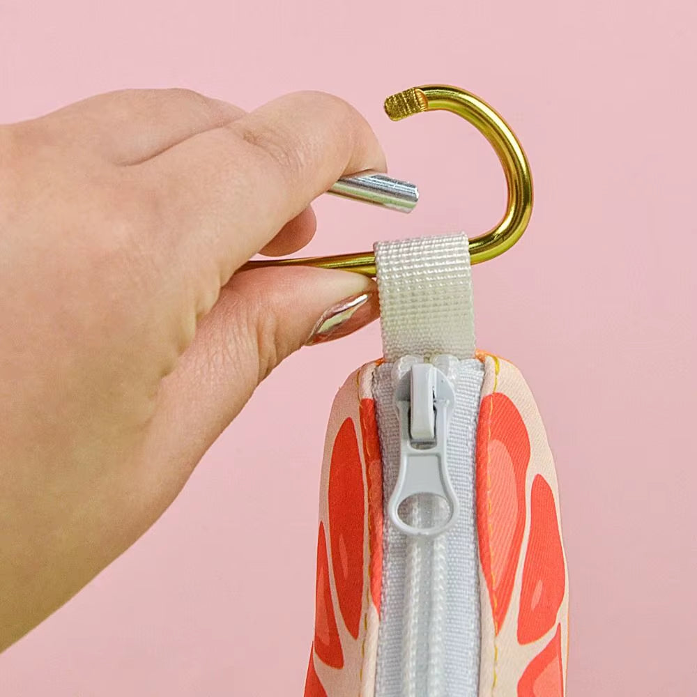 Dog Poop Bag Holder, Fruit Design Zipper Pouch for Leash – image 6
