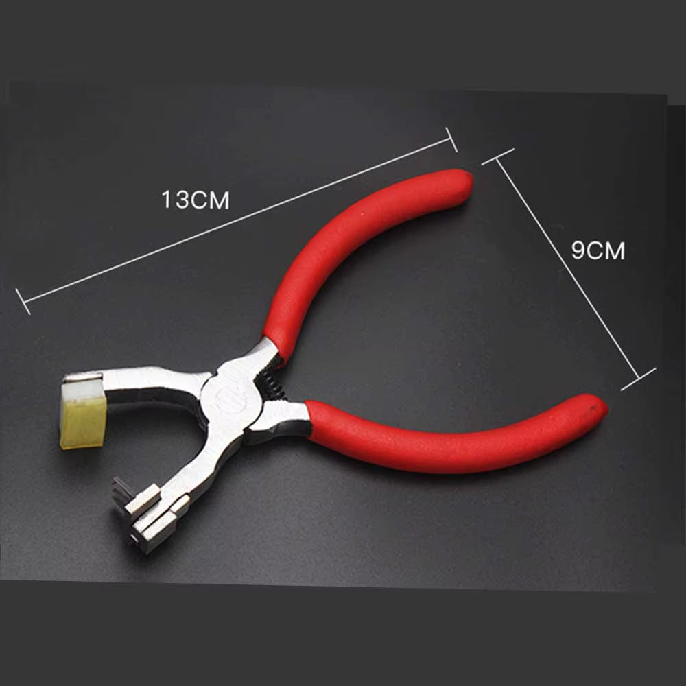 Silent Leather Punch Pliers with 2 and 4 Tooth Heads 4mm – image 5