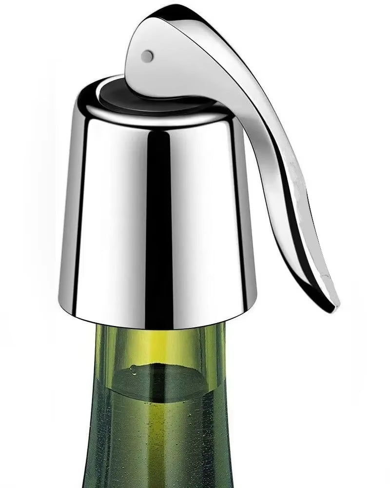 Wine Bottle Stopper, Leakproof Lever-Lock Seal