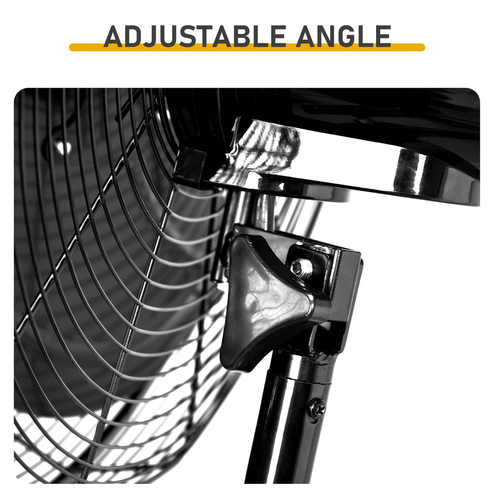 18 Inch Oscillating Wall Mount Fan, 3 Speed Metal Shop Fan, 110V – image 8